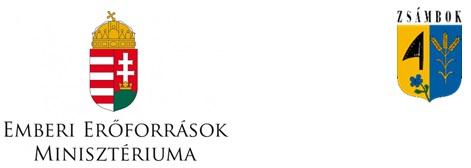 EMMI logó és Zsámbok címer